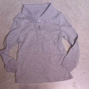 Amazon Essentials Kids Gray Polo Shirt